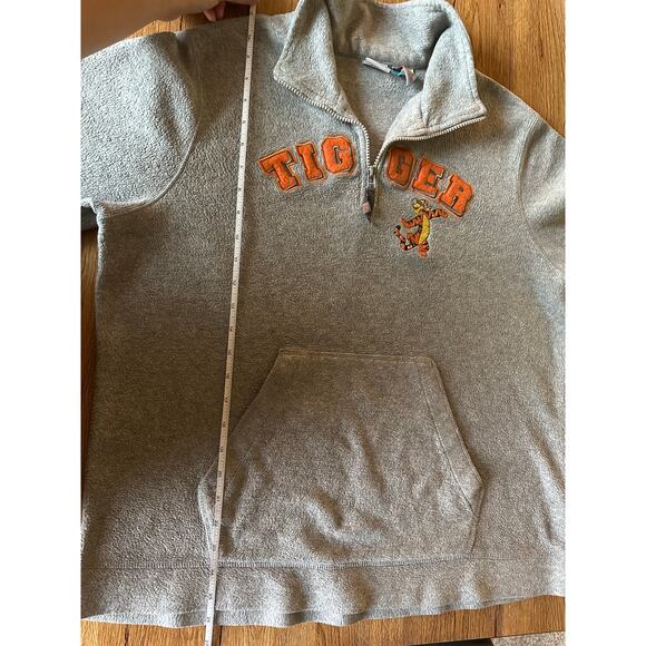 Disney Vintage Tigger Fleece Quarter Zip Size Large - Picture 5 of 5
